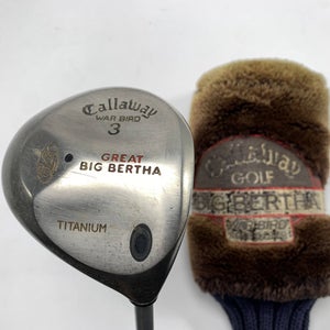 Callaway Original Great Big Bertha 3 Fairway Wood 15* BB UL Regular Mens RH HC