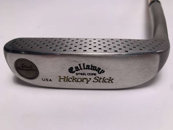 Callaway Hickory Stick Little Poison I Wood Shaft Putter 35" Mens RH