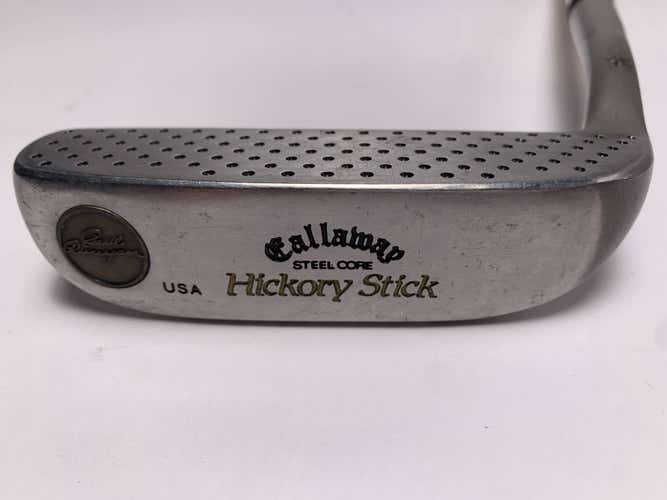 Callaway Hickory Stick Little Poison I Wood Shaft Putter 35" Mens RH