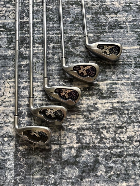 Men's Callaway X-18 Right Handed Iron Set Uniflex  (Used) 5i-pw no 7i