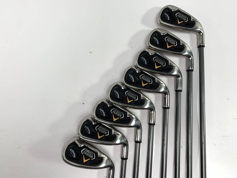 Callaway Big Bertha Fusion Iron Set 4-PW+SW RCH 45 Ladies Graphite Womens RH