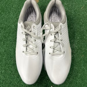 White Men's Size M 11.0 Adidas Adipower Golf Shoes (Used)