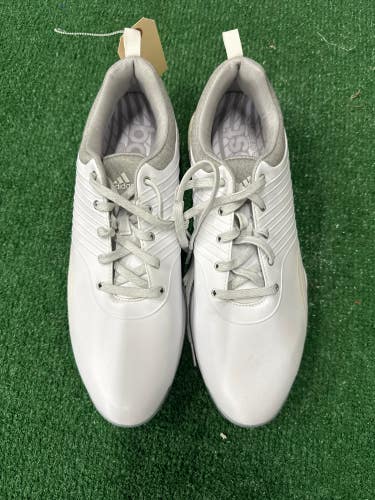 White Men's Size M 11.0 Adidas Adipower Golf Shoes (Used)