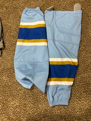 Blue Senior Small Adidas Socks (Used)