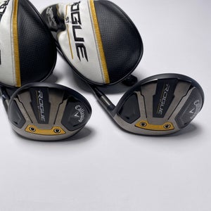 Callaway Rogue ST Max 3 & 5 Fairway Wood Set 15* 18* Tensei Blue AV Reg RH HC