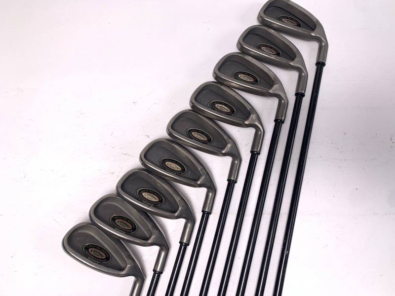 Callaway Big Bertha Tungsten Titanium Iron Set 3-PW+SW RCH 96 Regular Mens RH