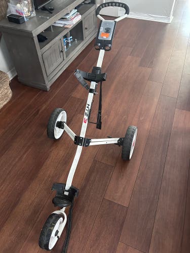 Hot-Z Golf Sport 3 Wheel Push Cart - Black - NEW