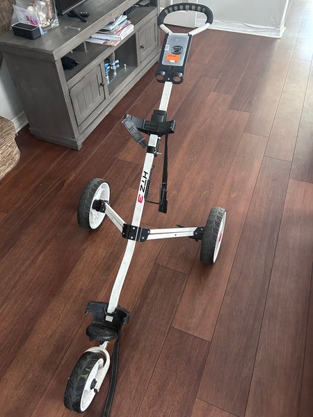 Hot-Z Golf Sport 3 Wheel Push Cart - Black - NEW
