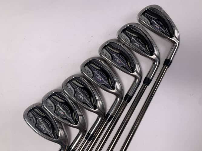 Callaway Steelhead XR Iron Set 5-PW+GW Recoil ES 460 F2 Senior RH Oversize Grips