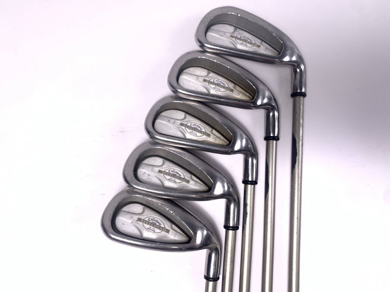 Callaway X-14 Iron Set 5-9 Steelhead X-14 Gems Ladies Graphite Womens RH