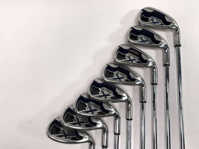 Callaway X-20 Iron Set 4-PW+SW Uniflex Steel Mens RH