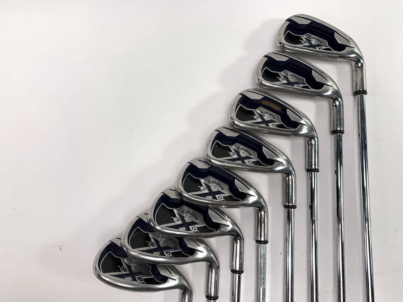 Callaway X-20 Iron Set 4-PW+SW Uniflex Steel Mens RH