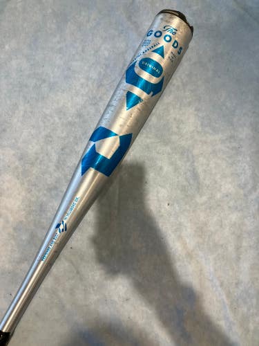 2022 DeMarini The Goods One Piece Alloy Bat USABat Certified (-10) Alloy 22 oz 32" (Used)