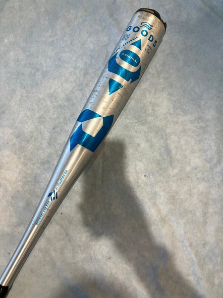2022 DeMarini The Goods One Piece Alloy Bat USABat Certified (-10) Alloy 22 oz 32" (Used)