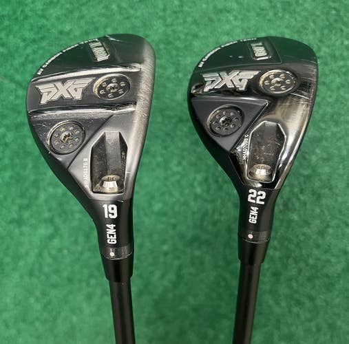 PXG 0317 X Gen 4 Hybrid Set 19 & 22 Senior Flex Graphite MMT Shafts W/HC's
