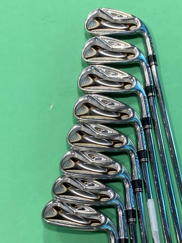 MINT CONDITION Men's TaylorMade r7 Right Handed Iron Set | 4i-9i, PW, GW | R Flex | Steel Shafts