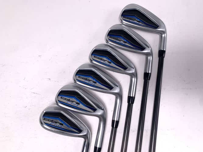 Cobra F-MAX Airspeed Iron Set 6-PW+SW AirSpeed 45g Senior Graphite Mens RH