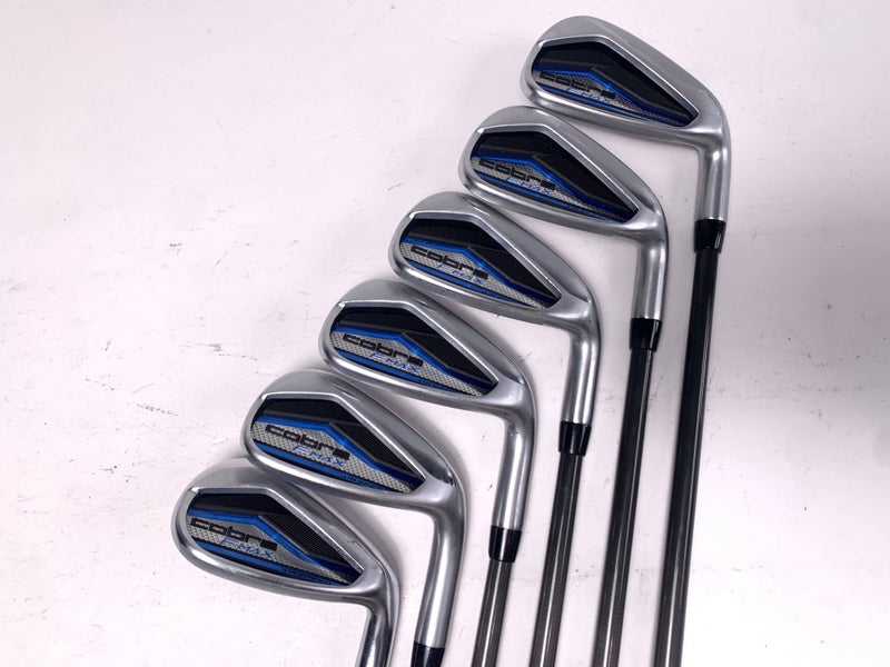 Cobra F-MAX Airspeed Iron Set 6-PW+SW AirSpeed 45g Senior Graphite Mens RH