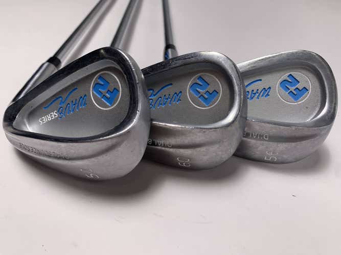 F2 Face Forward Wave Series Wedge Set 52* 56* 60* Wedge Steel Mens RH