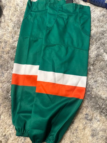 Green Large Senior CCM Socks (New)