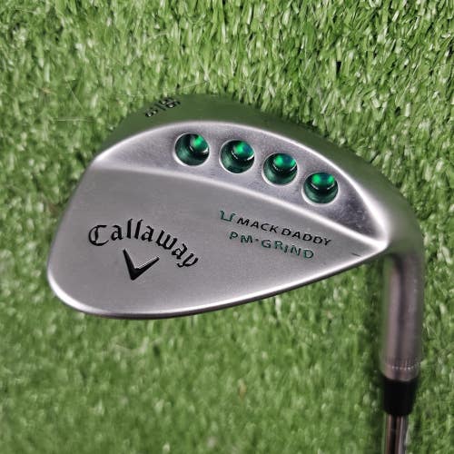 Callaway Mack Daddy PM Grind 56 13 Bounce Chrome Sand Wedge KBS Tour-V RH 35.25