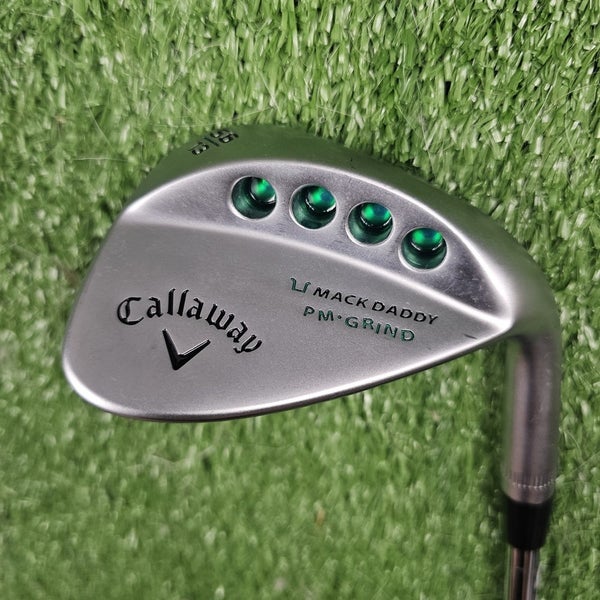Callaway Mack Daddy PM Grind 56 13 Bounce Chrome Sand Wedge KBS Tour-V RH 35.25