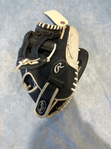 Black Rawlings Highlight Series RH Outfield Baseball Glove 12.5" (Used)