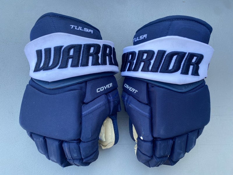 Tulsa Oilers Warrior 14” Pro Stock Covert Pro Gloves 6172 HTX