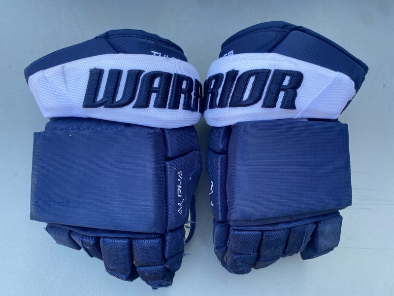 Tulsa Oilers Warrior 14” Pro Stock Alpha Pro Gloves 6840 HTX