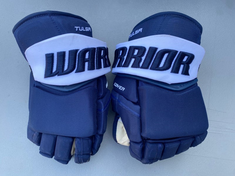 Tulsa Oilers Warrior 14” Pro Stock Covert Pro Gloves 55781 HTX