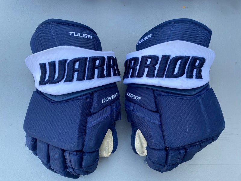 Tulsa Oilers Warrior 14” Pro Stock Covert Pro Gloves 5044 HTX