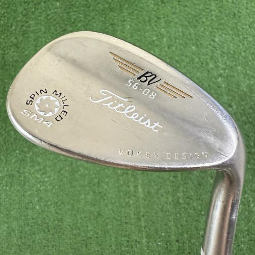 Titleist Vokey SM4 Chrome Steel 56 SW Sand Wedge 56 08 Spin Milled 35.25