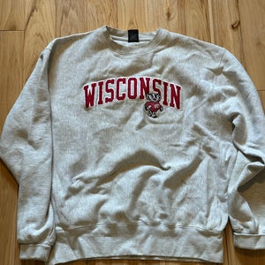 Stitched Wisconsin Crewneck