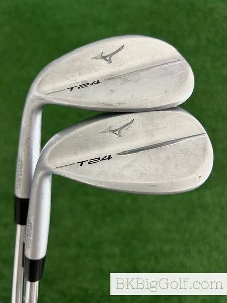 LH Mizuno T24 White Satin Forged 2 Wedge Set (54 & 58 Degrees)