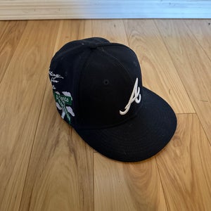 Custom Braves Fitted Hat