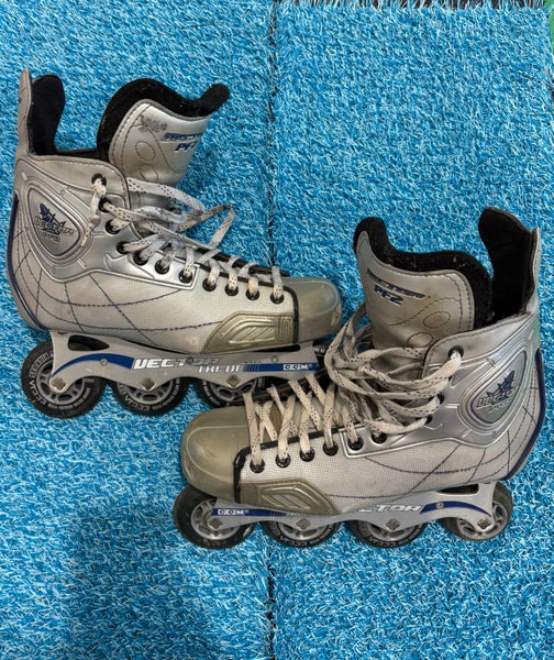 Senior CCM Vector PF2 Inline Skates | Size 9 Wide Width (Used)