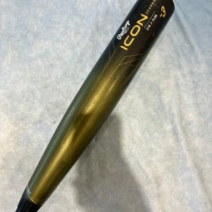 2023 Rawlings Icon Composite Bat BBCOR Certified (-3) Composite 29 oz 32" (Used)