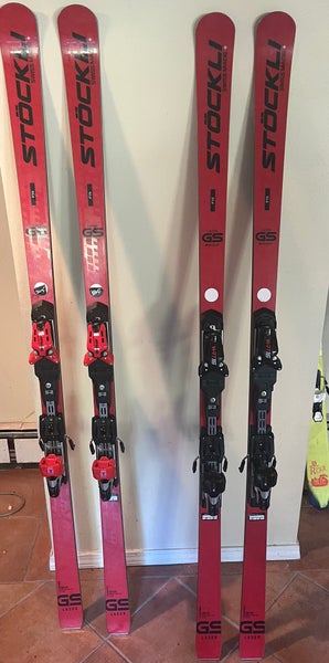 Women's 2024 Stockli 188 cm Racing Laser Skis With Bindings Max Din 16 (Used)