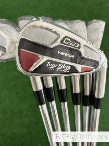 NEW Tour Edge Hot Launch C523 Iron Set 4-P / True Temper XP 85 Stiff