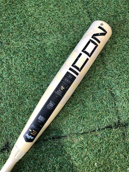 2025 Rawlings Icon Composite Bat BBCOR Certified (-3) Composite 29 oz 32" (Used)