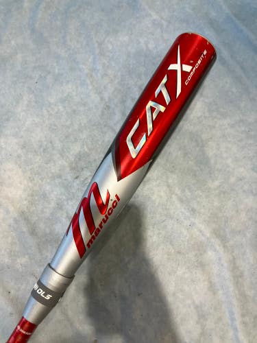 2023 Marucci CAT X Composite Bat USSSA Certified (-10) Composite 19 oz 29" (Used)