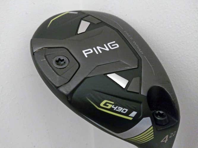 Ping G430 4 Hybrid 22* (HZRDUS Smoke Red RDX 80 Stiff) 4h Rescue Golf Club