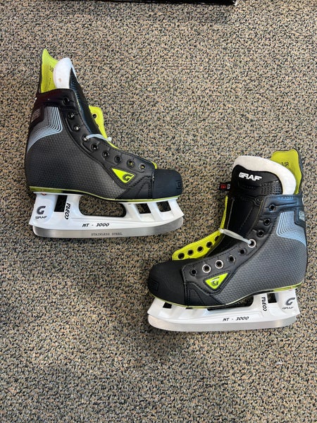 Junior Graf 5035 Premier Hockey Skates Regular Width Size 3.5 (New)