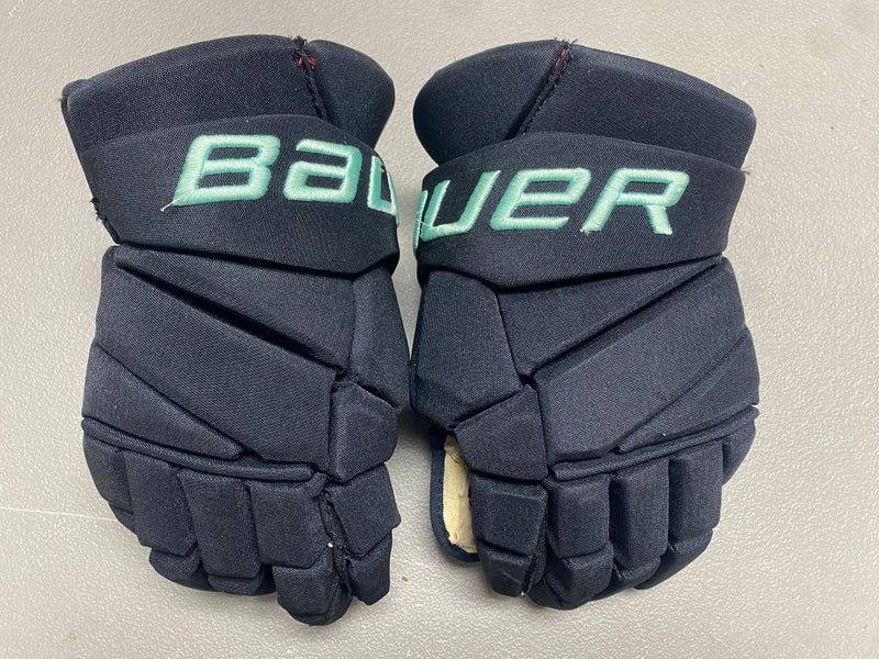 Seattle Kraken Pro Stock Team Issue Bauer X 14" Gloves 75083