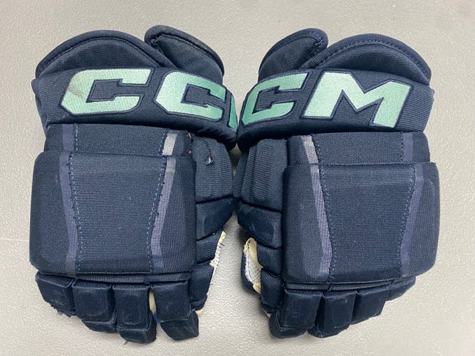 CCM HG97 Pro Stock Hockey Gloves 13" Blue KRAKEN 73981