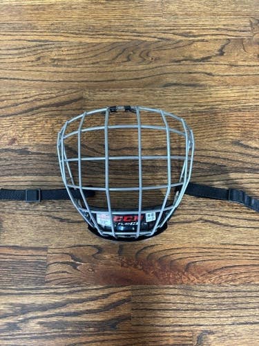 Medium CCM FitLite FL40 Full Cage (Used)- Gray/Silver