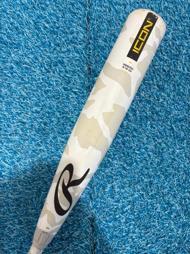 2025 Rawlings Icon Composite Bat USSSA Certified (-10) Composite 20 oz 30" (Used)