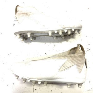 Used Adidas Jr FB Cleats White Junior 04.5 11860-S000295822