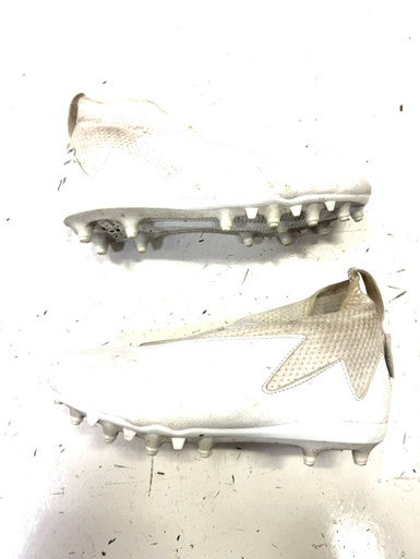 Used Adidas Jr FB Cleats White Junior 04.5 11860-S000295822