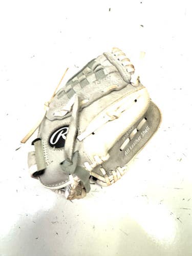 Used Rawlings HIGHLIGHT SERIES RH Throw Fastpitch Gloves Grey 10 1/2" 11860-C000295898